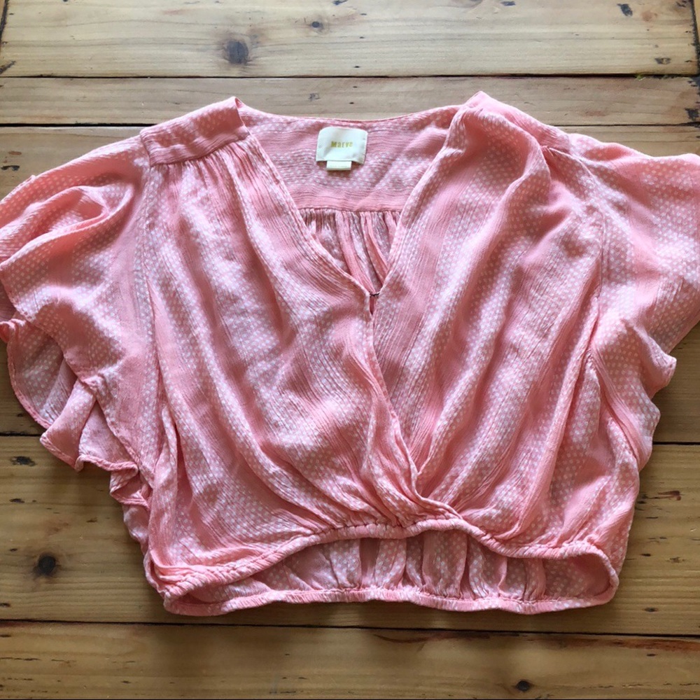 Pink Anthro blouse